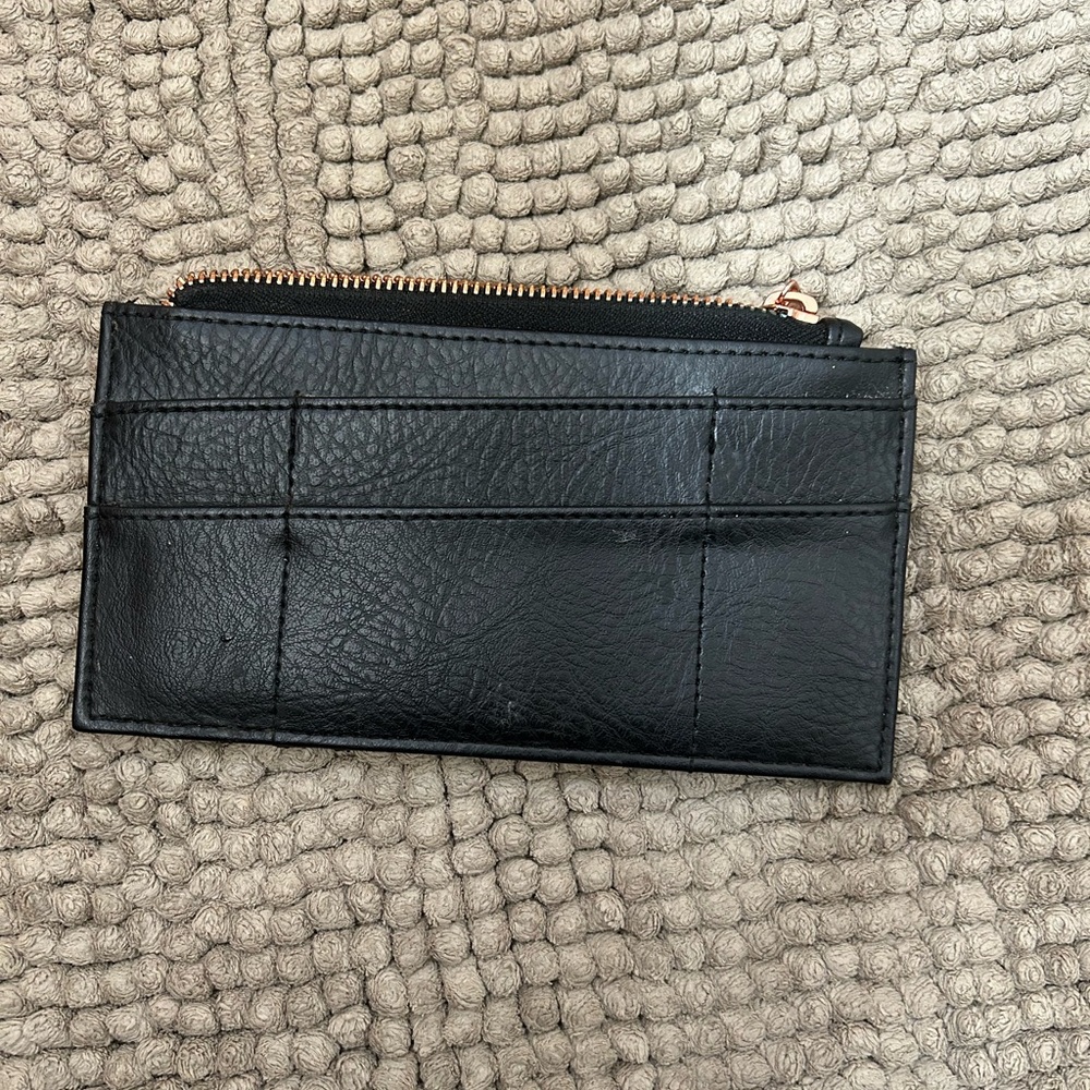 Matt & Nat Black Wallet Card Holder - Picture 2 of 2